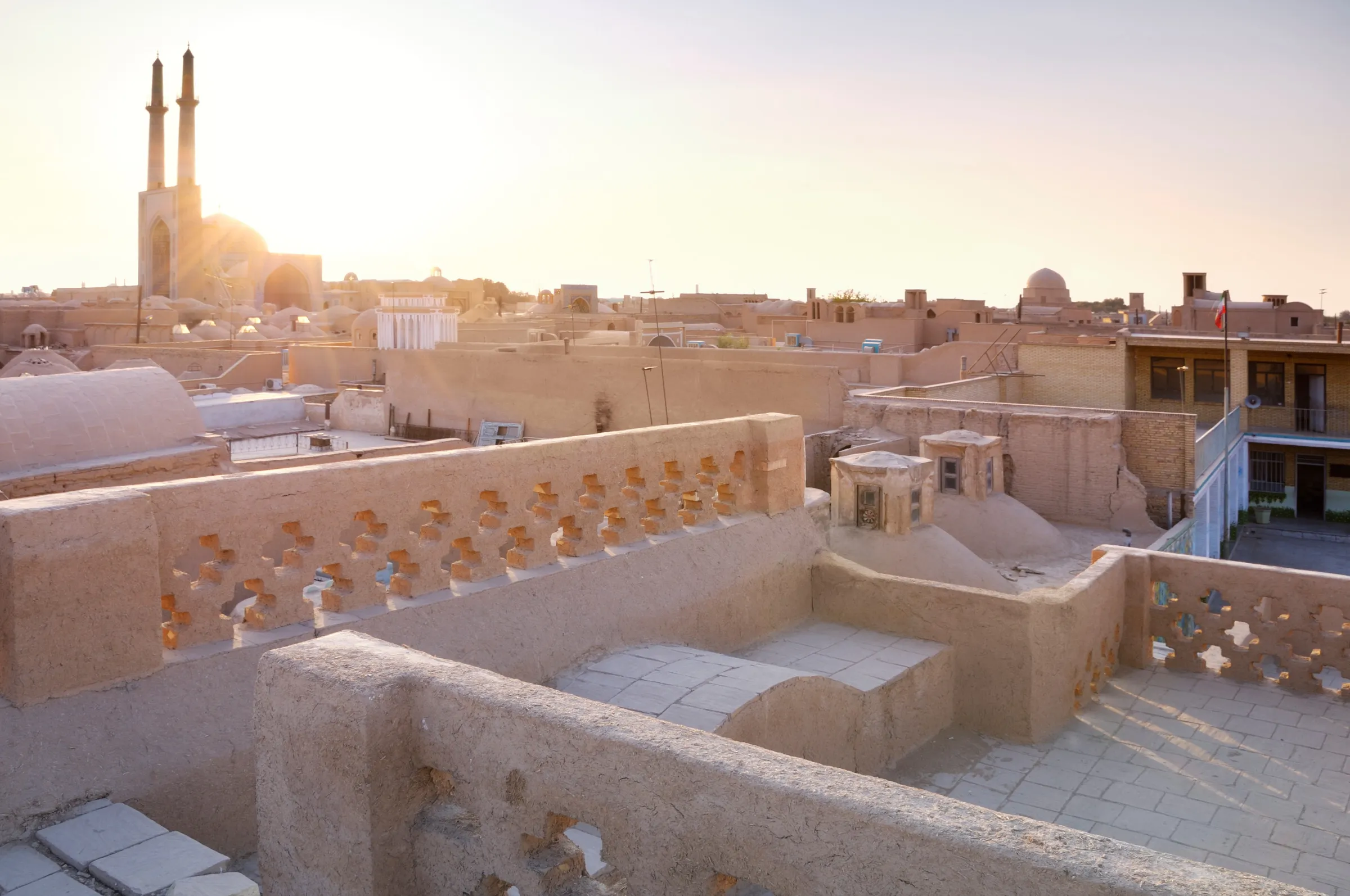 Windcatchers and historic alleys of Yazd
