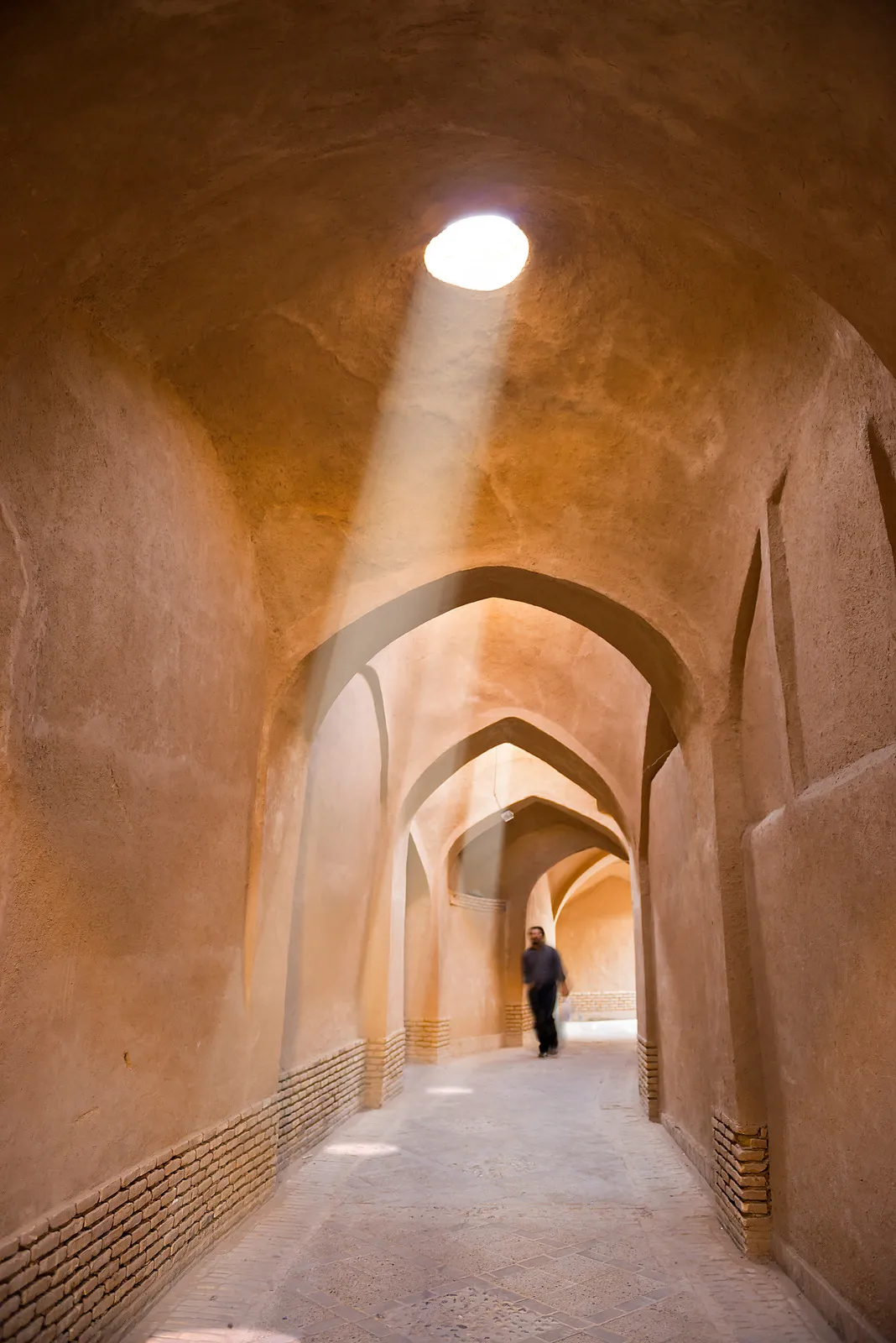 Old town rooftops of Yazd